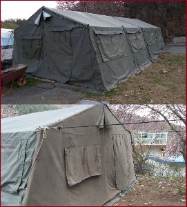 미군용 분대용 텐트(특대형) - 중고상품